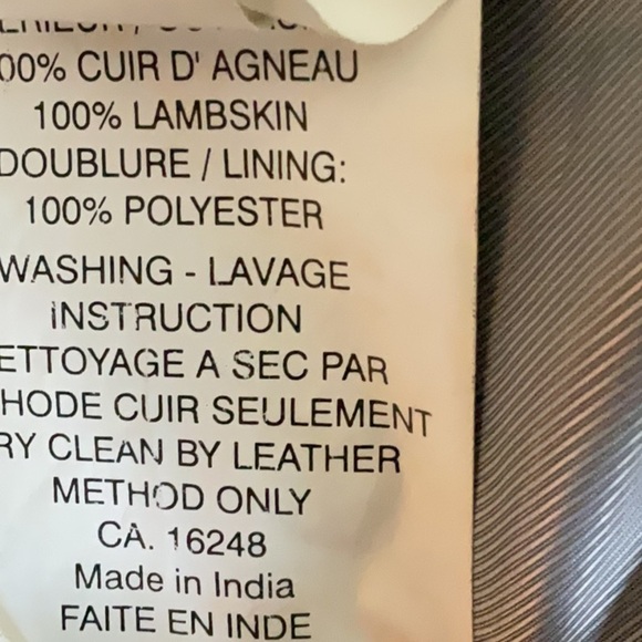 Laurence Roy vintage distressed lambskin motorcycle jacket - Picture 12 of 12